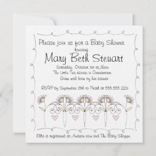 Paris Pastel Baby Shower Invitation