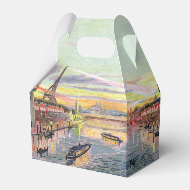 Paris Pastel Favour Box (Front Side)