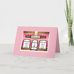 Paris Patisserie French Theme Birthday Card