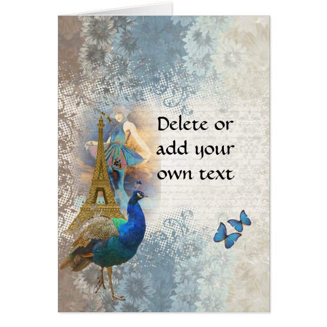 Paris peacock collage (Front)