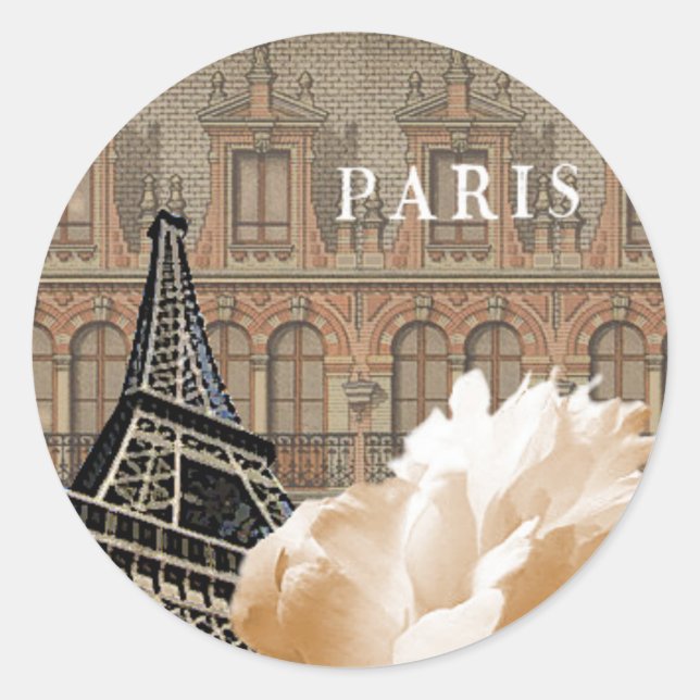 Paris Peony stickers (Front)