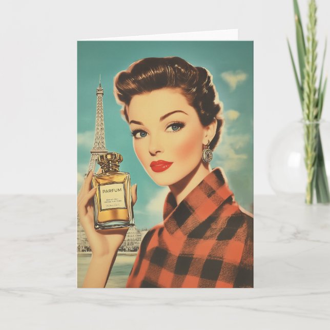 Paris Perfume Ad Elegance Invitation (Front)