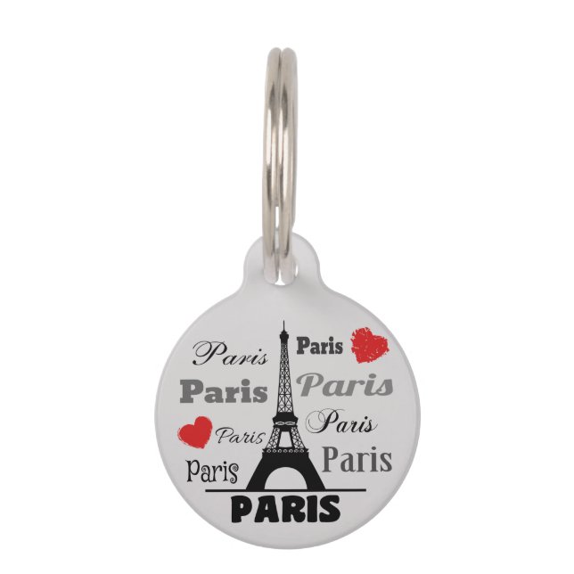 Paris Pet Tag (Front)