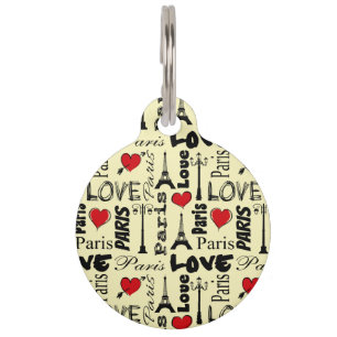 Paris Pet Tag