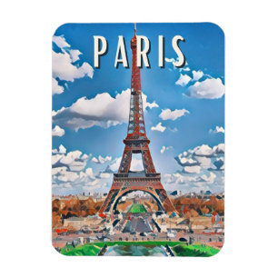 Paris Photo Vintage  Magnet
