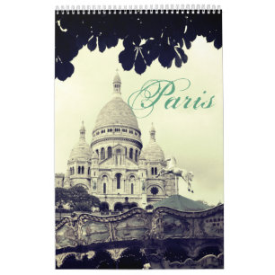 Paris Photography Montmartre Sacré-Coeur Fotokunst Calendar