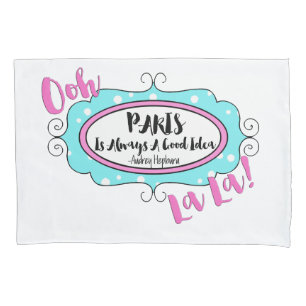 "Paris" Pillowcase