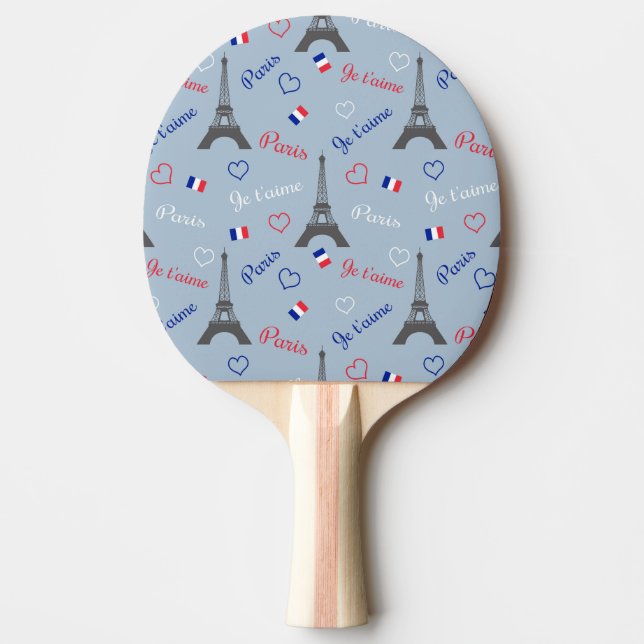Paris Ping Pong Paddle (Front)
