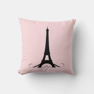 Paris Pink Eiffel Tower Cushion