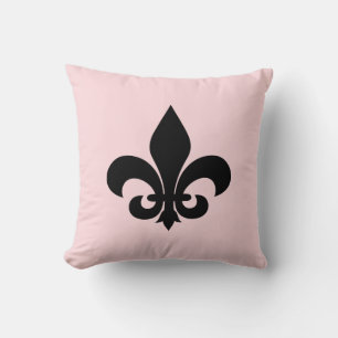 Paris Pink Fleur de Lis Cushion