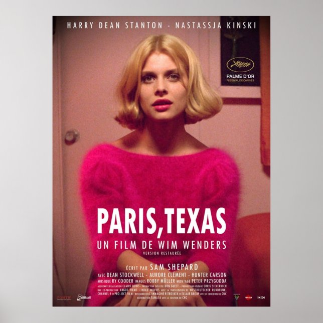 Paris Pink Texas Poster (Front)