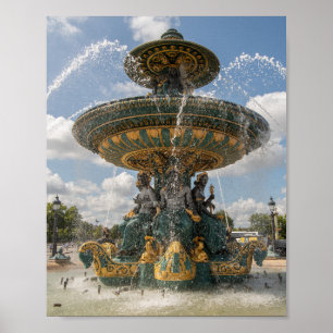 Paris Place de la Concorde Poster