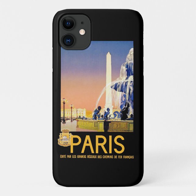 Paris ~ Place del la Concorde Case-Mate iPhone Case (Back)