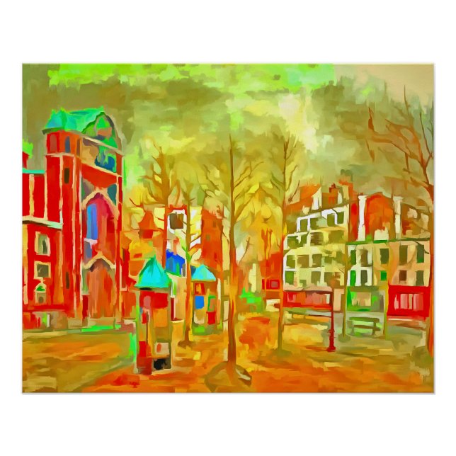 Paris, Place des Abbesses Poster (Front)