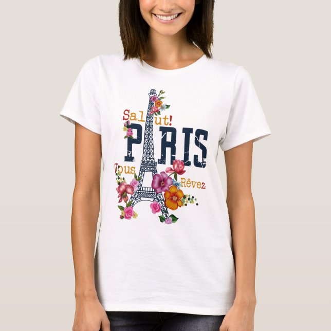 paris plan  T-Shirt (Front)