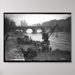 Paris – Pont de la Tournelle – Notre-Dame Poster