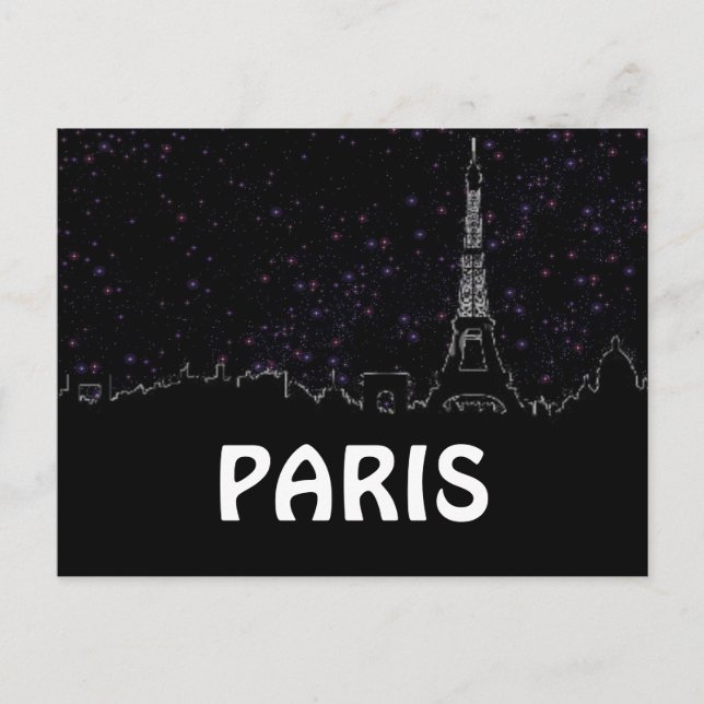 PARIS POSTCARD (Front)