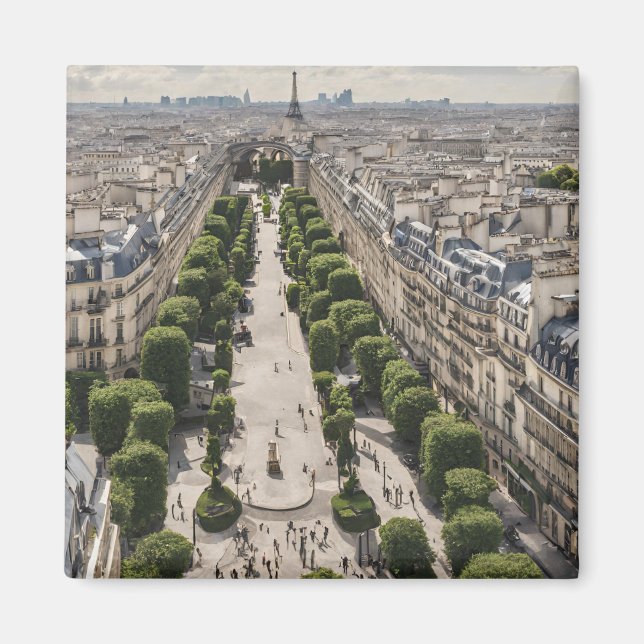 Paris Postcard Magnet (Front)