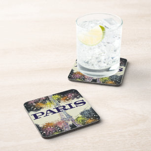 Paris: Poster Beverage Coaster