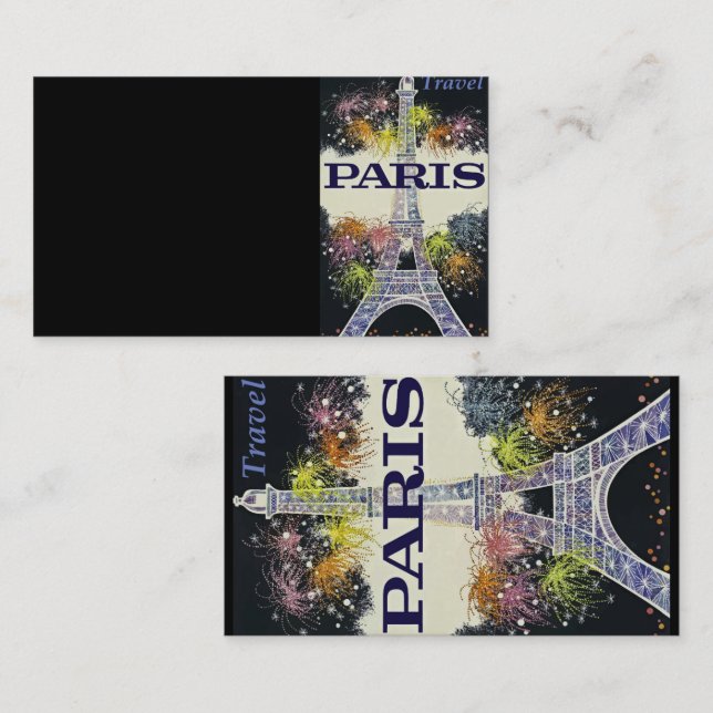 Paris:Poster Business Card (Front/Back)