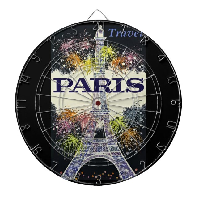Paris:Poster Dart Board (Front)