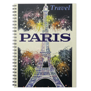 Paris: Poster Notebook