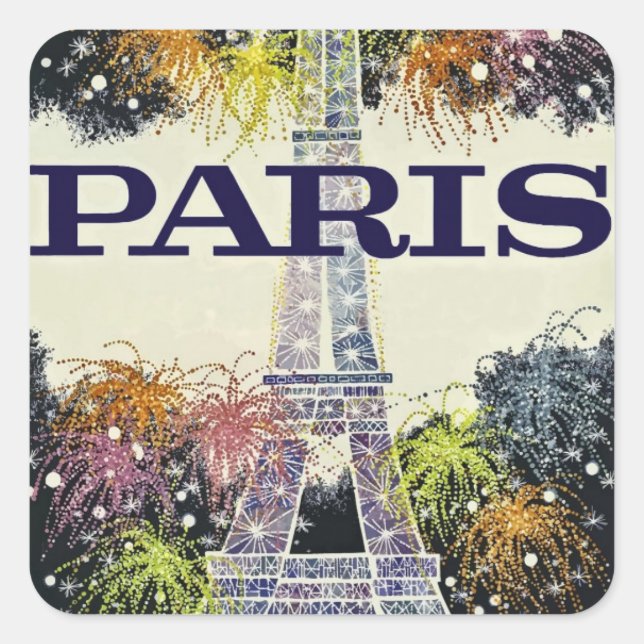 Paris:Poster Sticker (Front)
