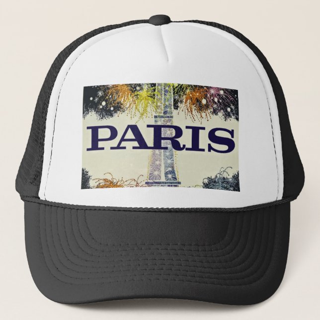 Paris: Poster Trucker Hat (Front)