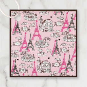 Paris Promenade Favour Tags