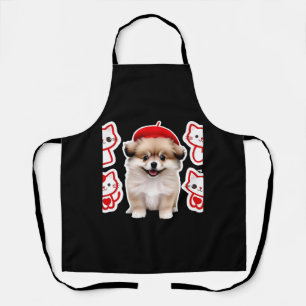Paris Pup & Kitty Crew – Cute Beret Dog and Cat Apron