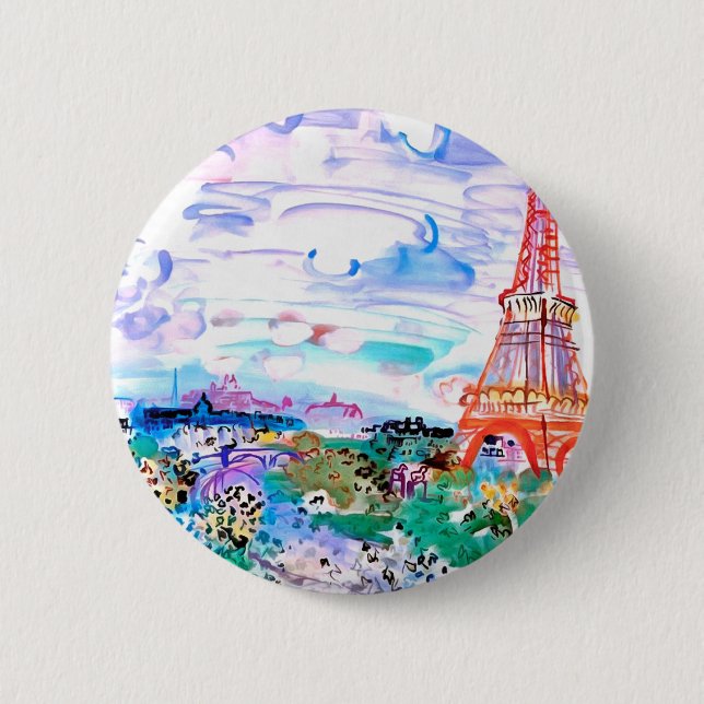Paris Raoul Dufy Button (Front)