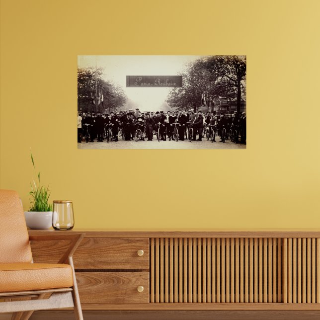 Paris-Roubaix Before The Start April 19 1896 Poster (Living Room 2)