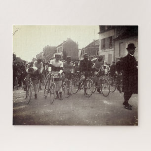Paris–Roubaix Cycling Race Starting Line1908 Jigsaw Puzzle