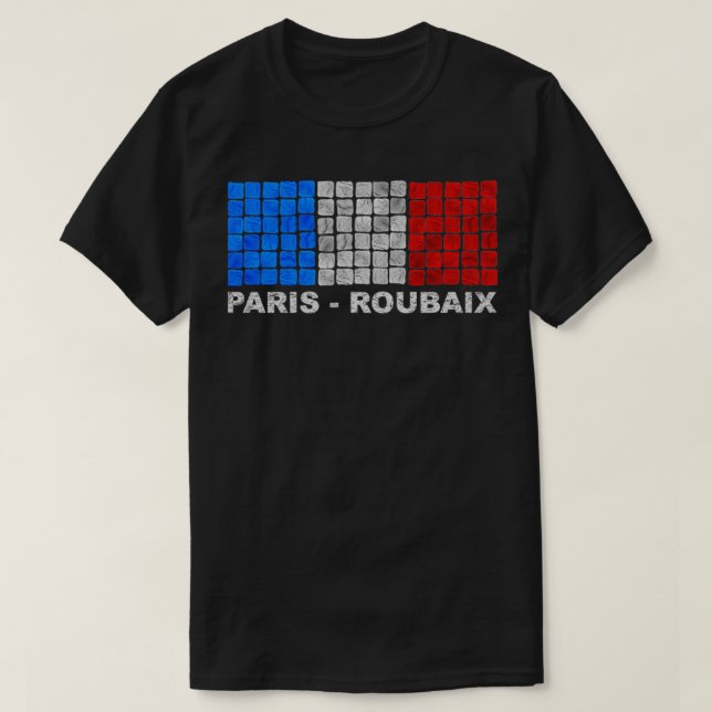 Paris Roubaix The Hell of the North T-Shirt (Design Front)