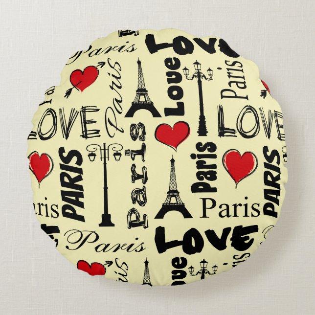 Paris Round Cushion (Front)