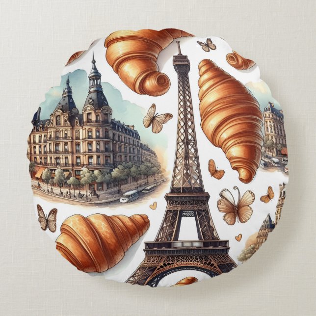 Paris Round Cushion (Front)