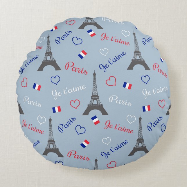 Paris Round Cushion (Front)