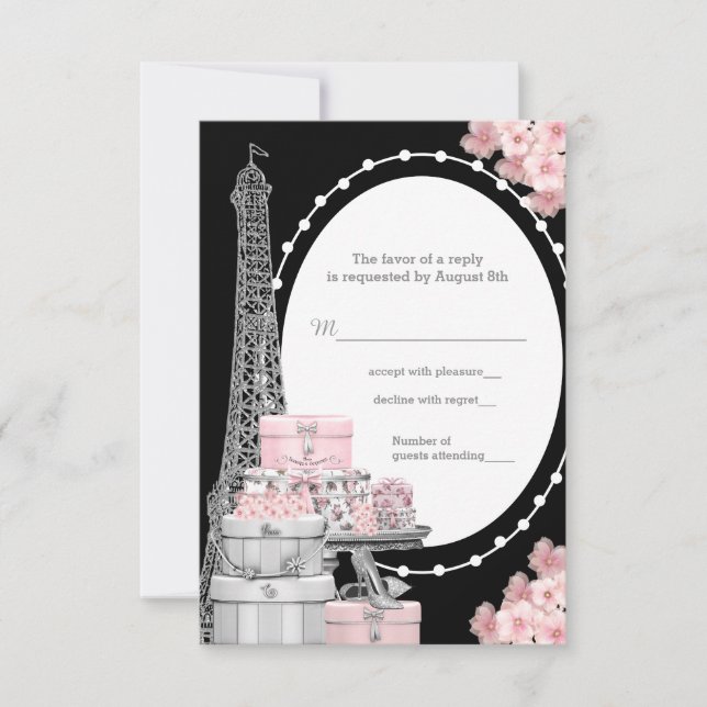 Paris RSVP Card (Front)
