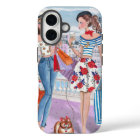 Paris Shopping Fashion Girls Chic Illustrated
