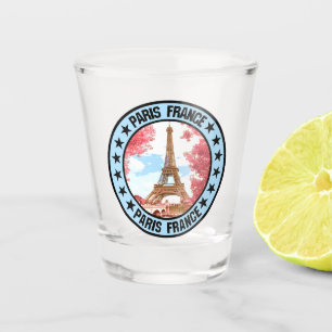 Paris shot glass