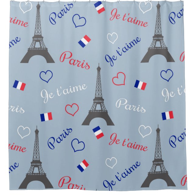Paris Shower Curtain (Front)