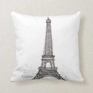 Paris Sketch Cushion