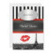 Paris Skyline BW Stripe Red Kiss PV Bridal Shower