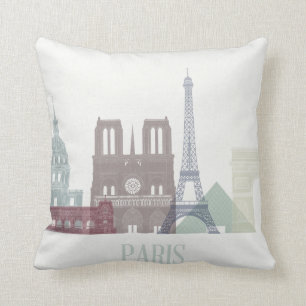 Paris Skyline Cushion