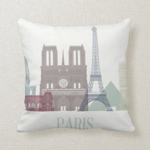Paris Skyline Cushion