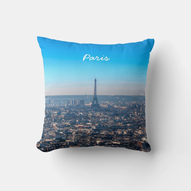 Paris Skyline Cushion (Front)