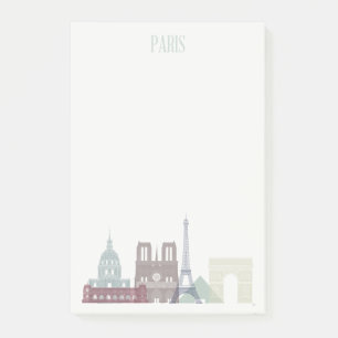 Paris Skyline Post-it Notes