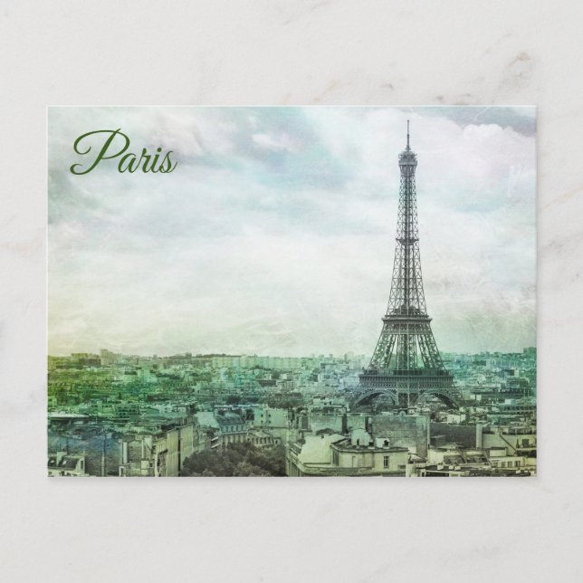 Paris skyline postcard (Front)
