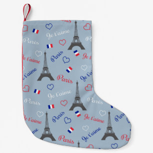 Paris Small Christmas Stocking