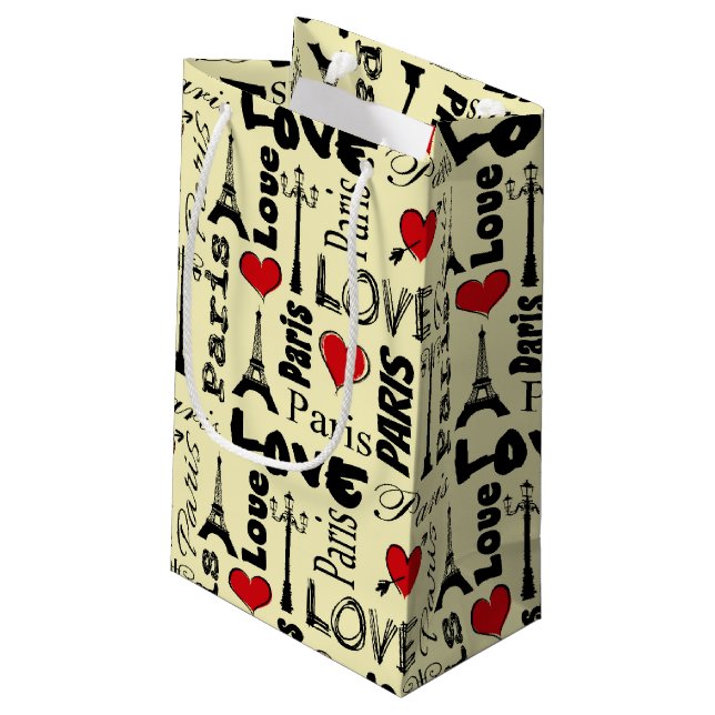 Paris Small Gift Bag (Back Angled)